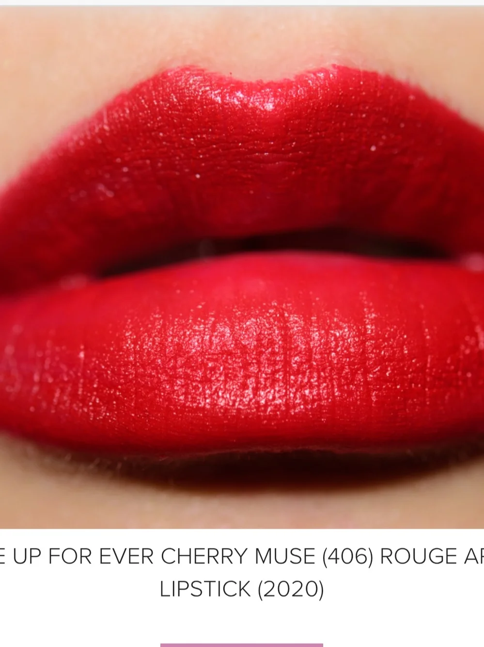 Makeup Forever Rouge Artist Satin Lipstick In Shade 406 Cherry Muse NWOB